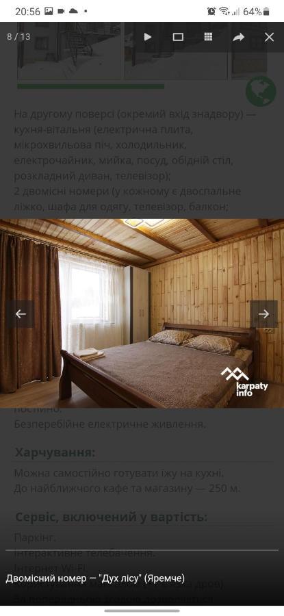 Дух Лісу Villa Yaremche Eksteriør billede